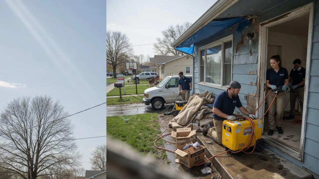 Basement Flood Cleanup in Winfield, MO near me